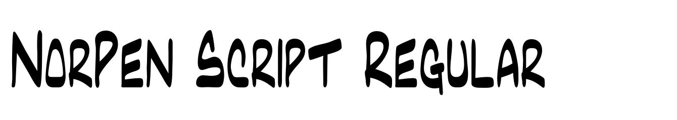 NorPen Script Regular